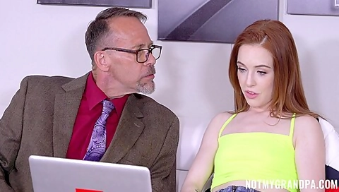 Madi Collins Stepgrandpa Discovers The Internet